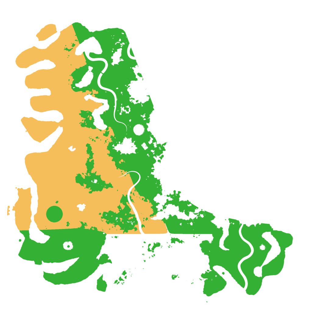 Biome Rust Map: Procedural Map, Size: 5000, Seed: 246632536