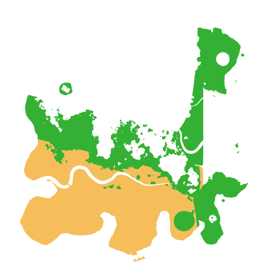 Biome Rust Map: Procedural Map, Size: 3550, Seed: 13123