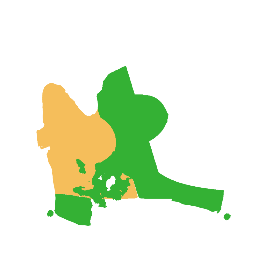 Biome Rust Map: Procedural Map, Size: 1600, Seed: 335050752