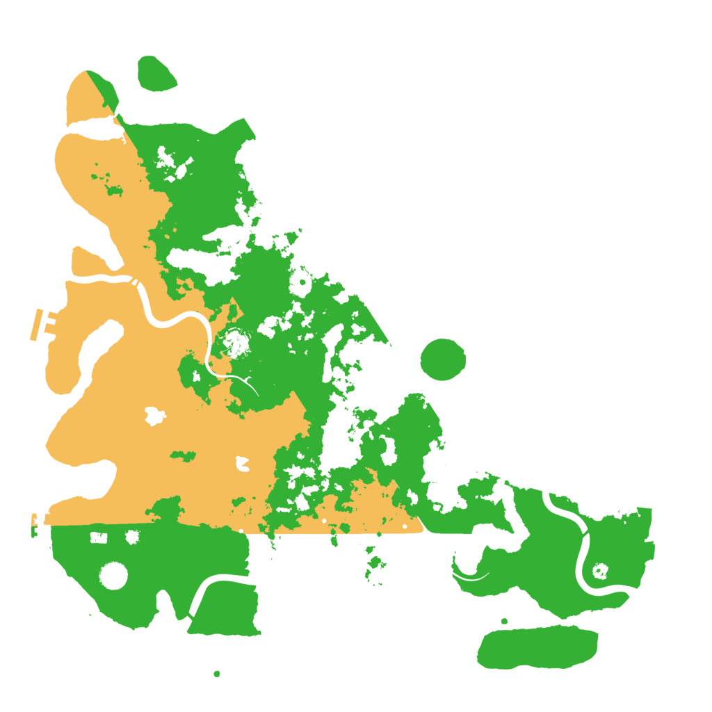 Biome Rust Map: Procedural Map, Size: 4500, Seed: 1613311731