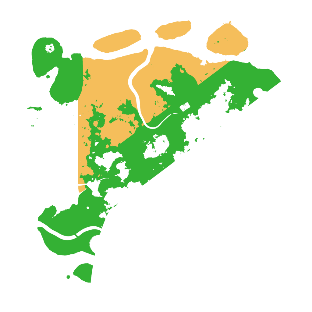 Biome Rust Map: Procedural Map, Size: 3500, Seed: 2089333430