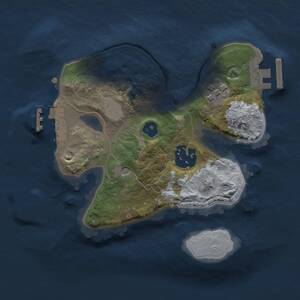 Thumbnail Rust Map: Procedural Map, Size: 2000, Seed: 481978, 6 Monuments