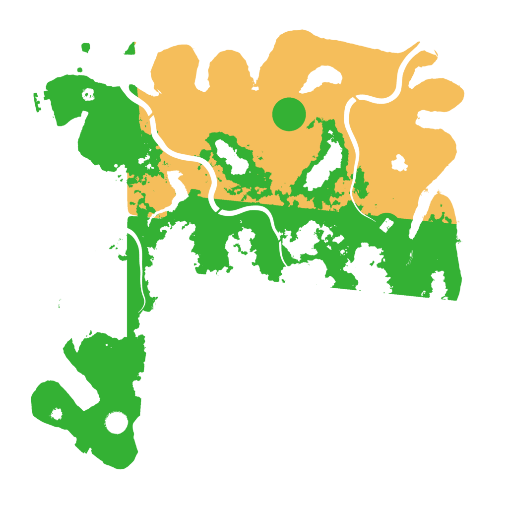 Biome Rust Map: Procedural Map, Size: 4000, Seed: 968680911
