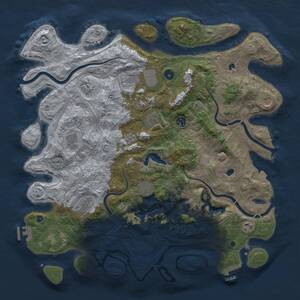 Thumbnail Rust Map: Procedural Map, Size: 4500, Seed: 924115718, 16 Monuments
