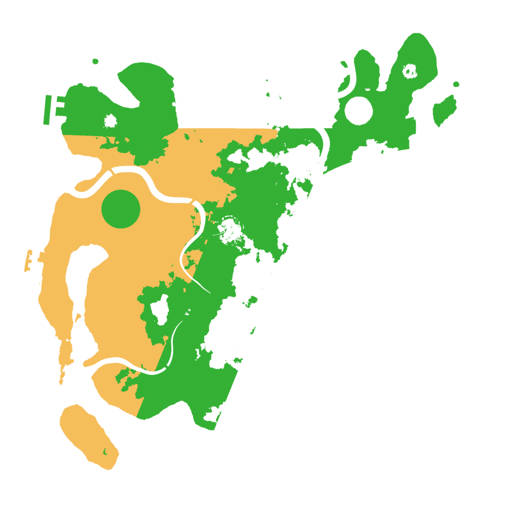 Biome Rust Map: Procedural Map, Size: 3500, Seed: 1503158218