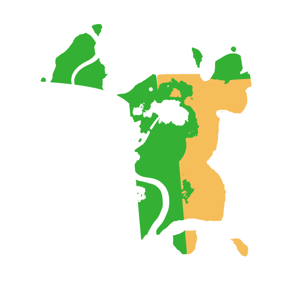 Biome Rust Map: Procedural Map, Size: 2250, Seed: 350342773