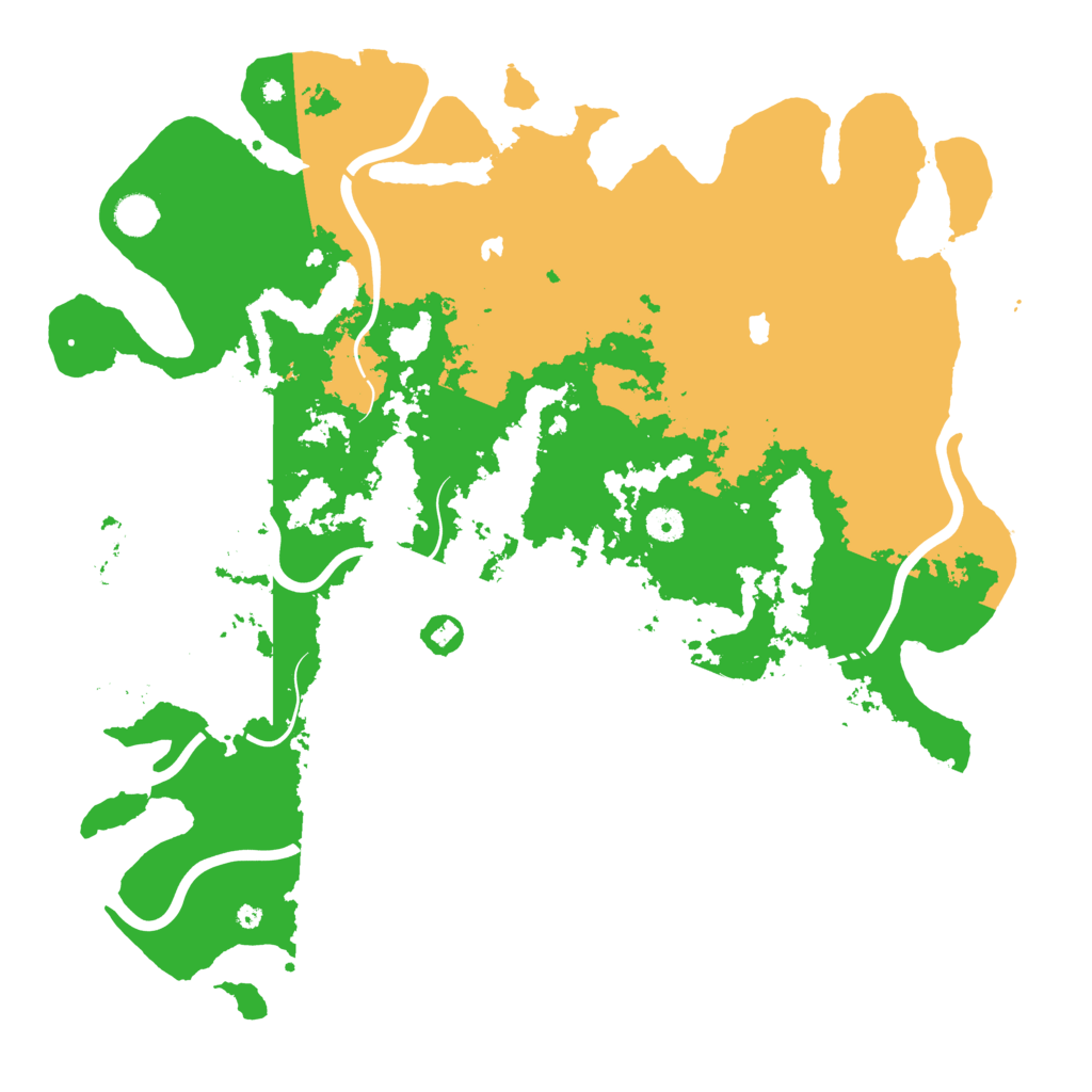Biome Rust Map: Procedural Map, Size: 4500, Seed: 949689843