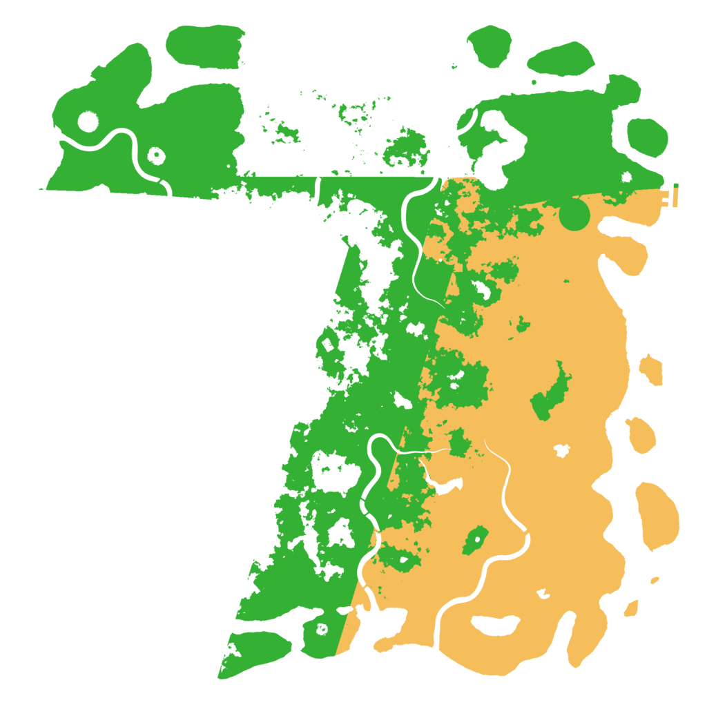 Biome Rust Map: Procedural Map, Size: 6000, Seed: 1621983283