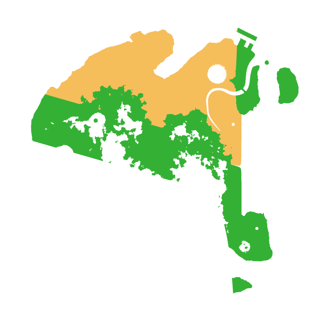 Biome Rust Map: Procedural Map, Size: 3000, Seed: 23467946