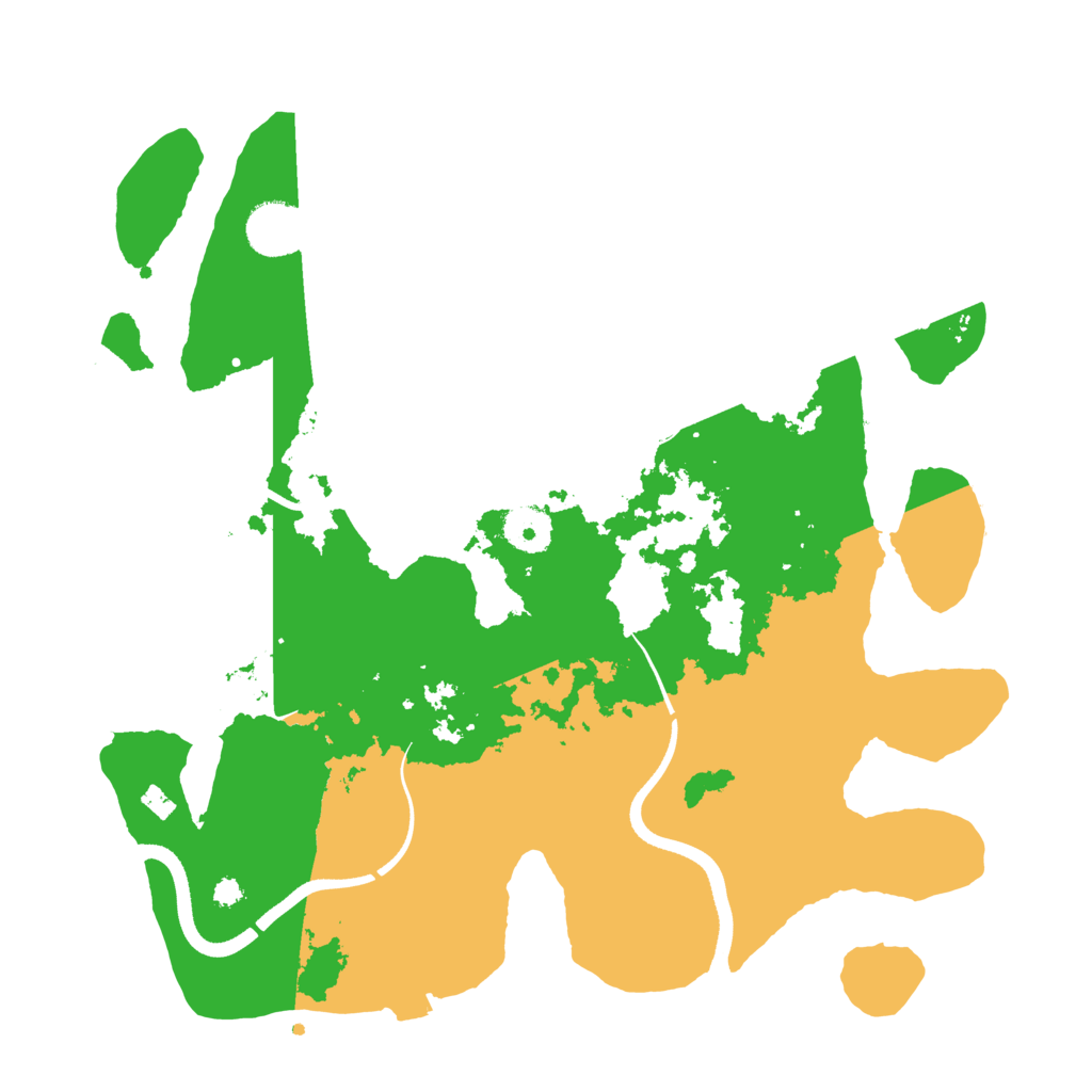 Biome Rust Map: Procedural Map, Size: 3500, Seed: 180468067