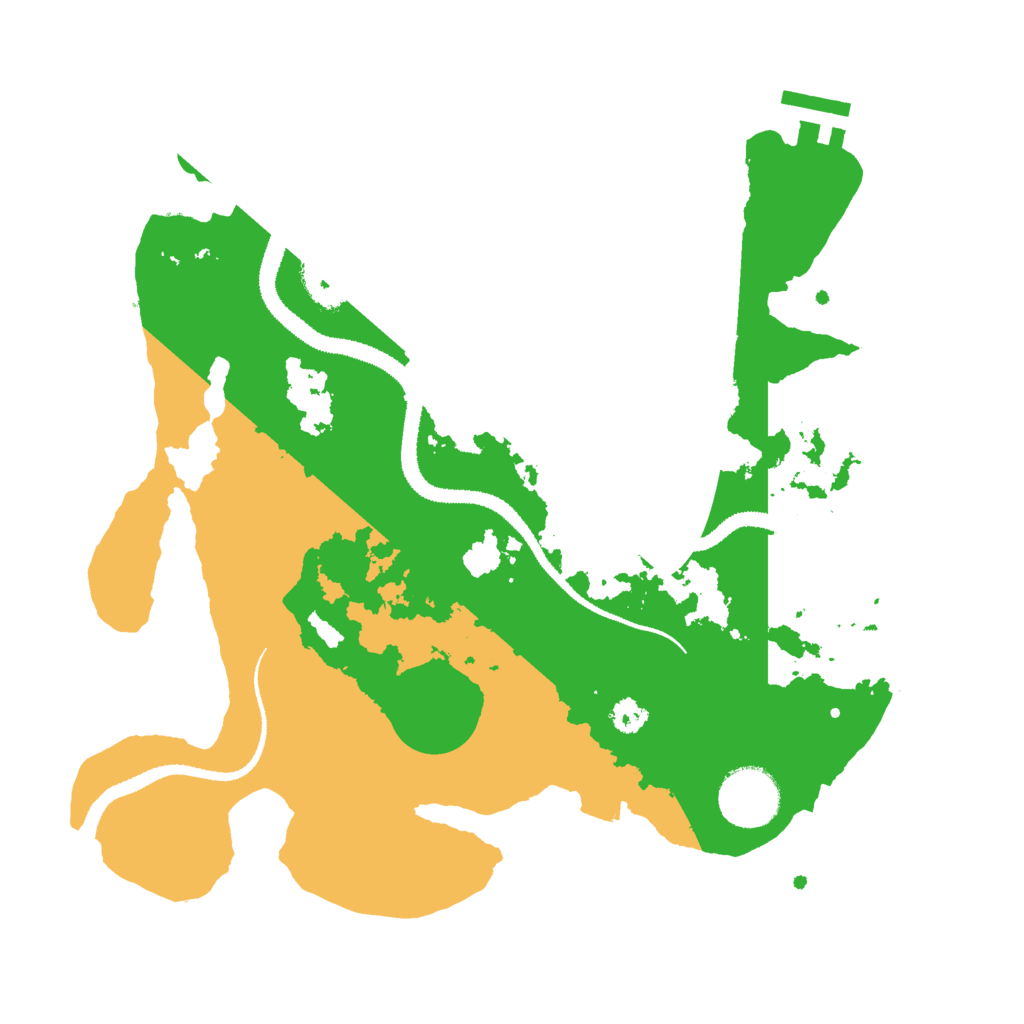 Biome Rust Map: Procedural Map, Size: 3000, Seed: 23445776