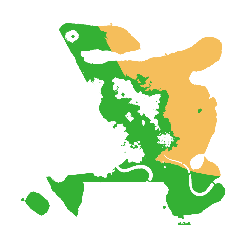 Biome Rust Map: Procedural Map, Size: 3000, Seed: 26854