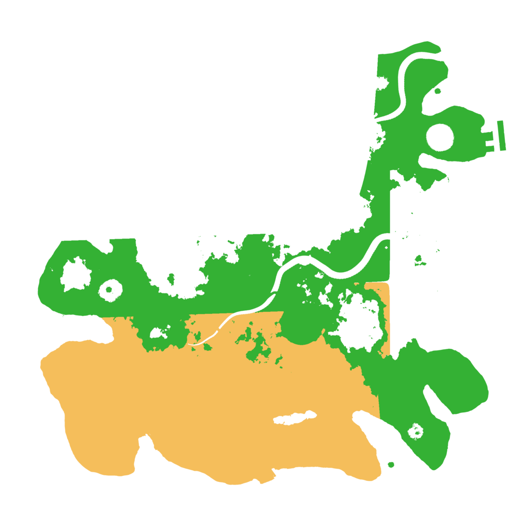Biome Rust Map: Procedural Map, Size: 3500, Seed: 1399746670