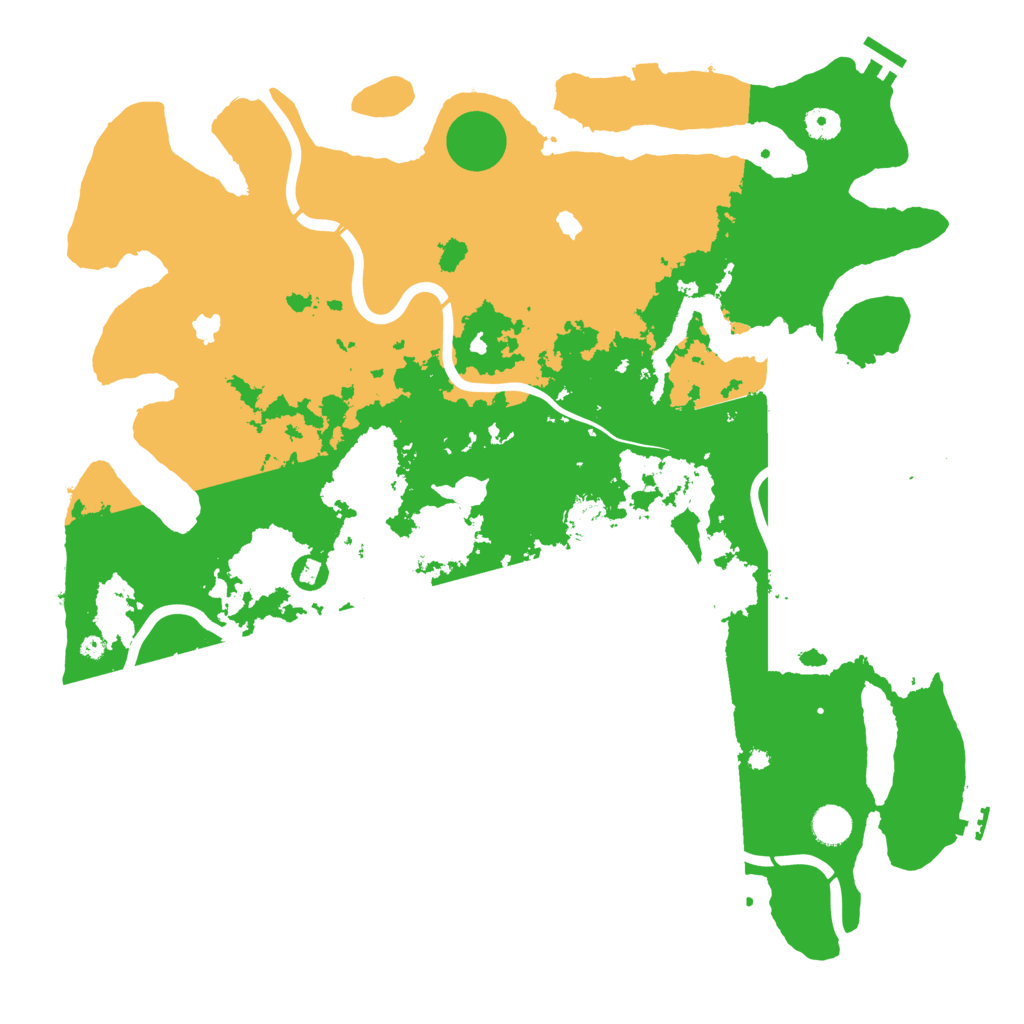 Biome Rust Map: Procedural Map, Size: 4500, Seed: 816457026