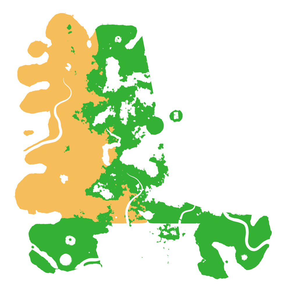 Biome Rust Map: Procedural Map, Size: 4500, Seed: 690369942