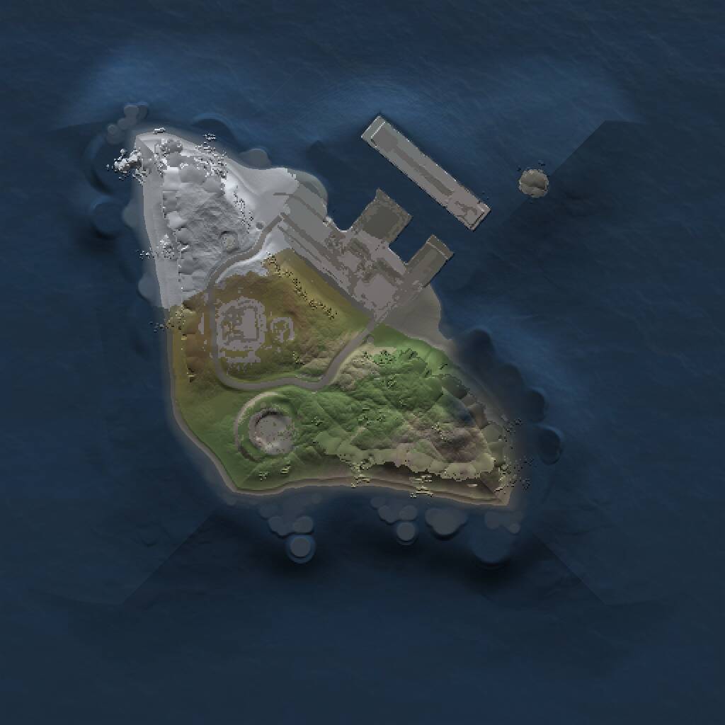 Rust Map: Procedural Map, Size: 1000, Seed: 37823107, 2 Monuments