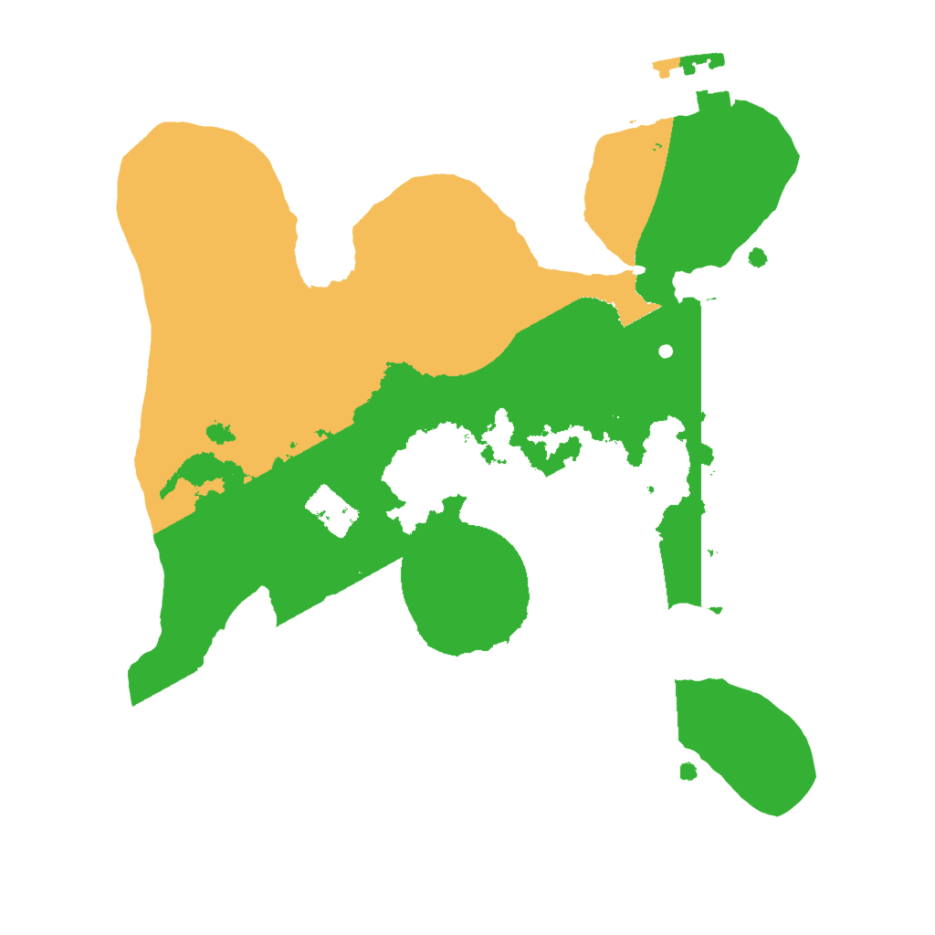 Biome Rust Map: Procedural Map, Size: 2000, Seed: 1987421