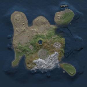 Thumbnail Rust Map: Procedural Map, Size: 2000, Seed: 1987421, 7 Monuments