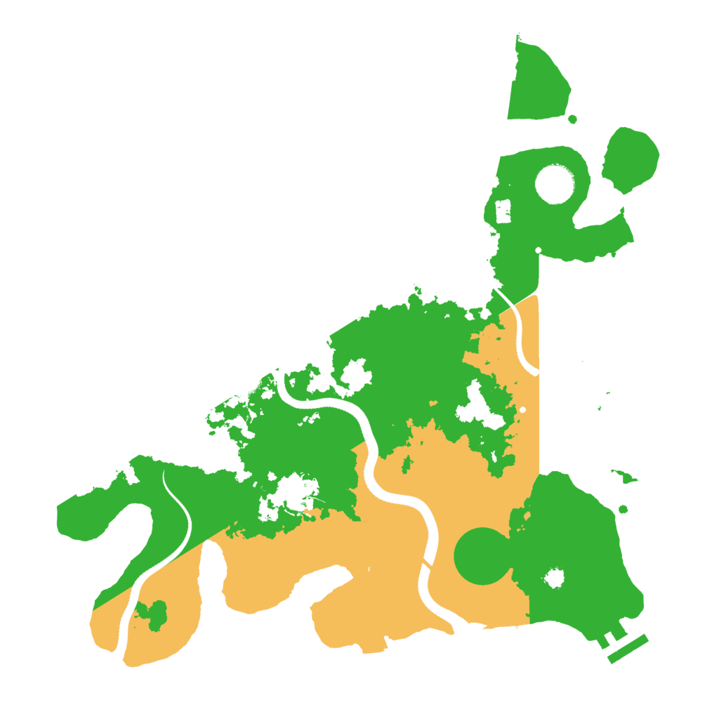 Biome Rust Map: Procedural Map, Size: 3300, Seed: 1892885442