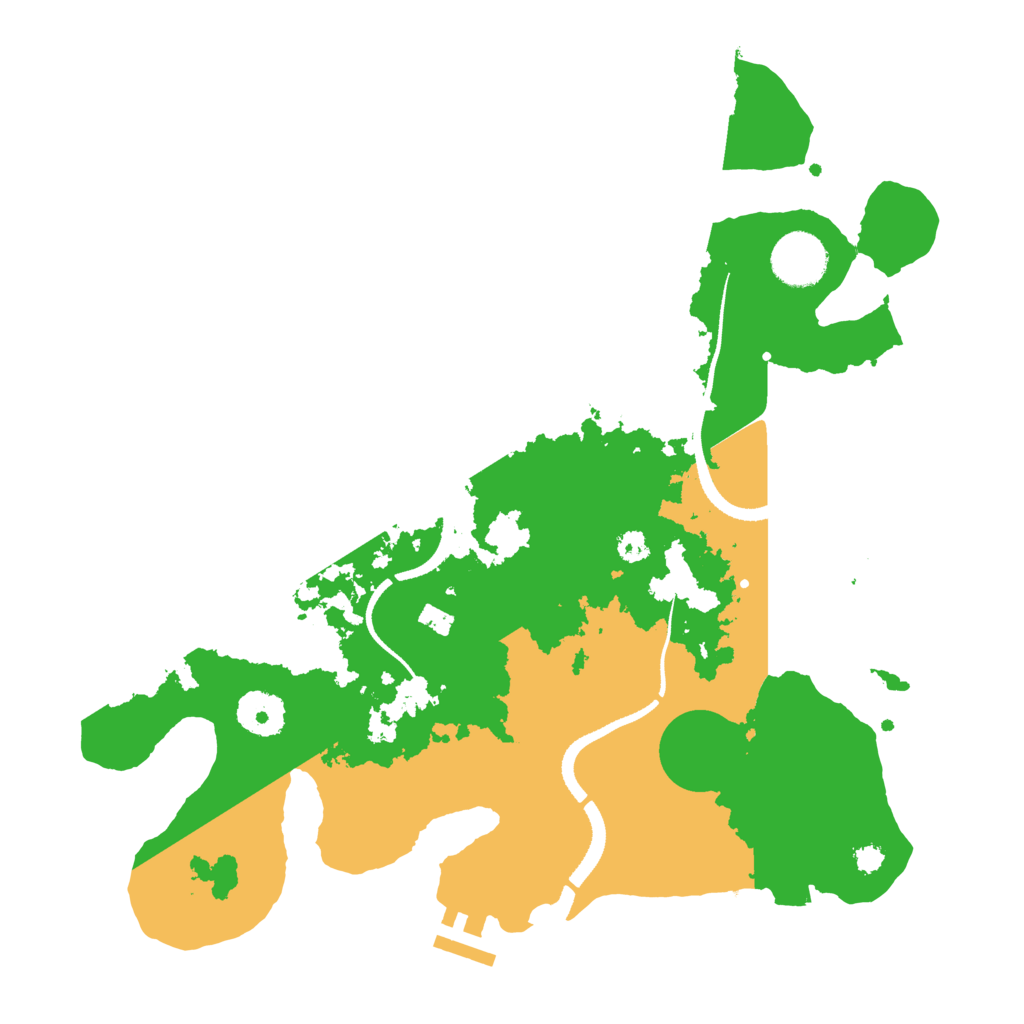 Biome Rust Map: Procedural Map, Size: 3300, Seed: 1892885442