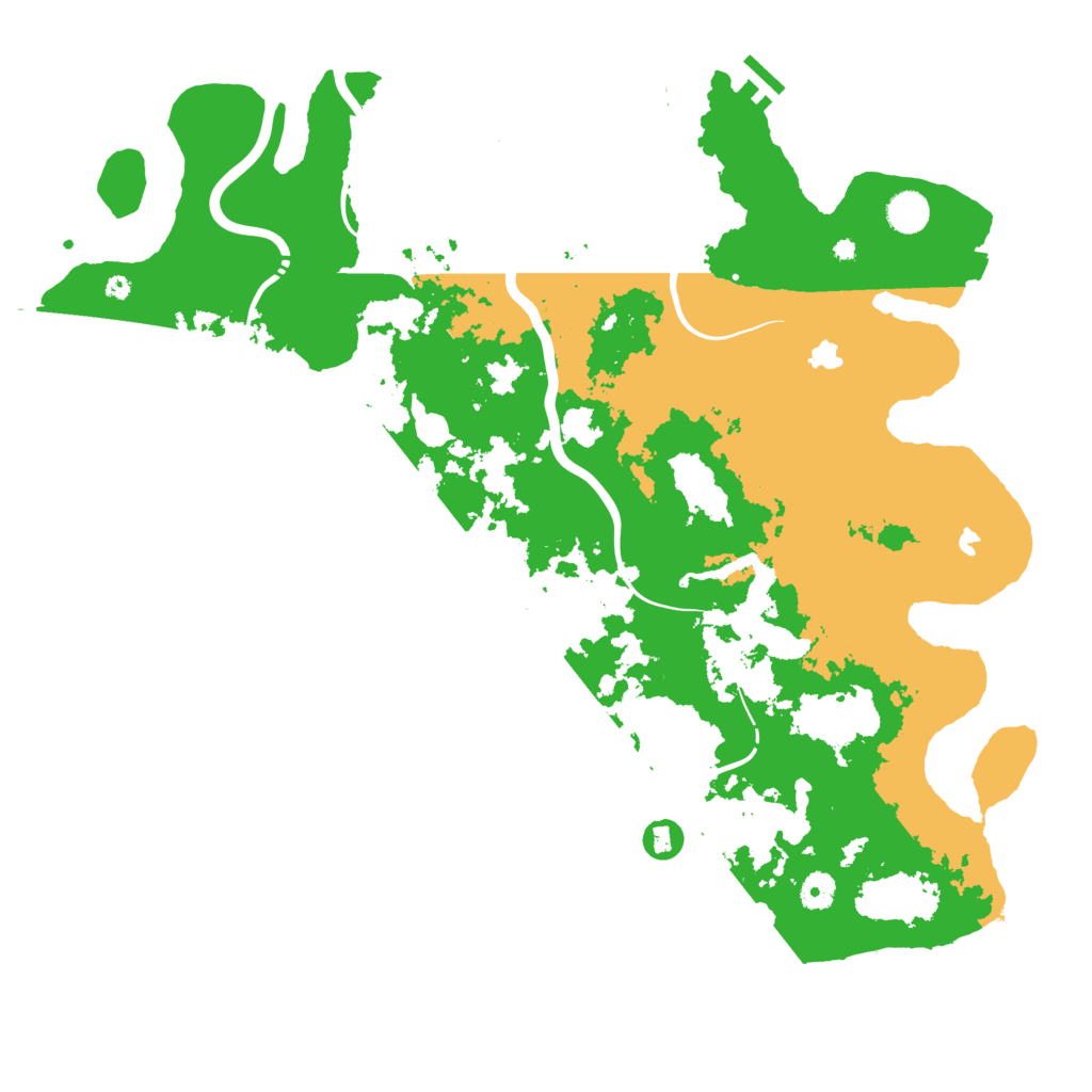 Biome Rust Map: Procedural Map, Size: 4500, Seed: 728681097