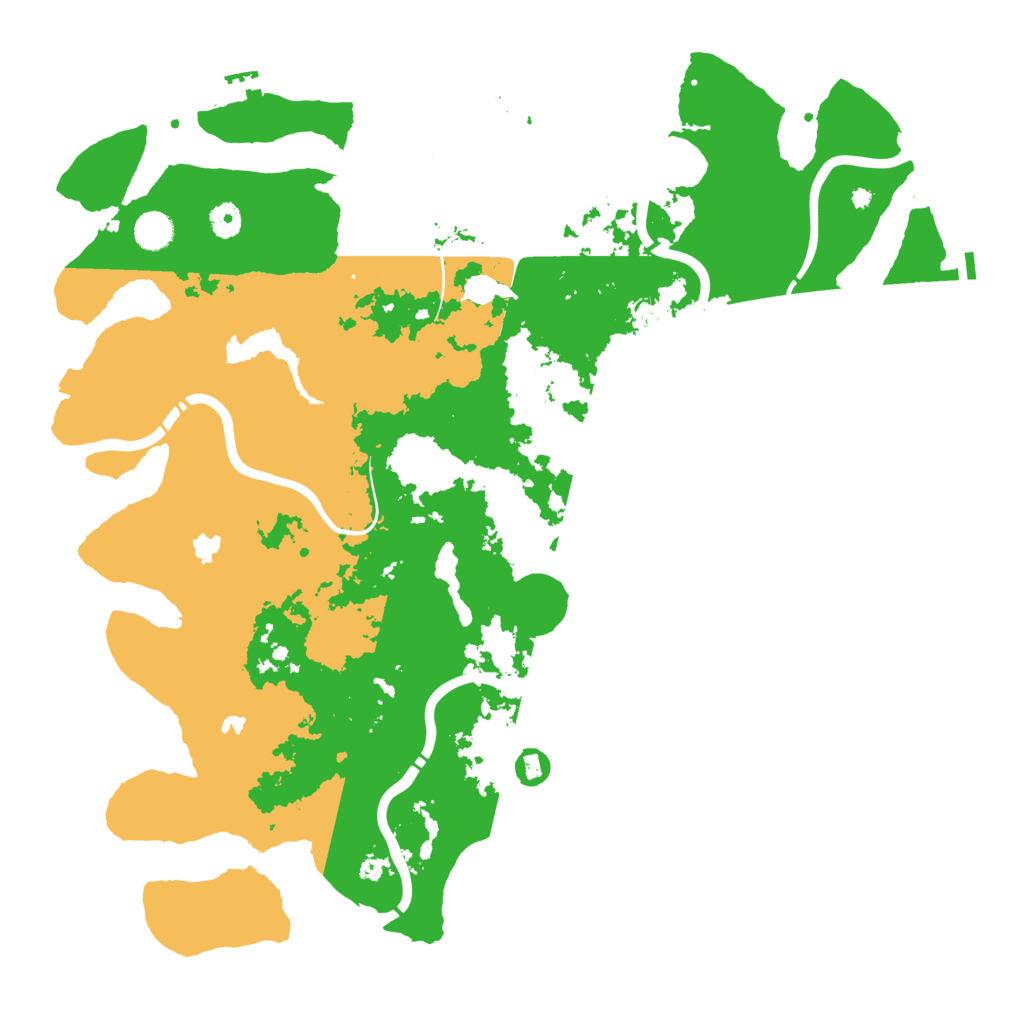 Biome Rust Map: Procedural Map, Size: 4600, Seed: 1966653599