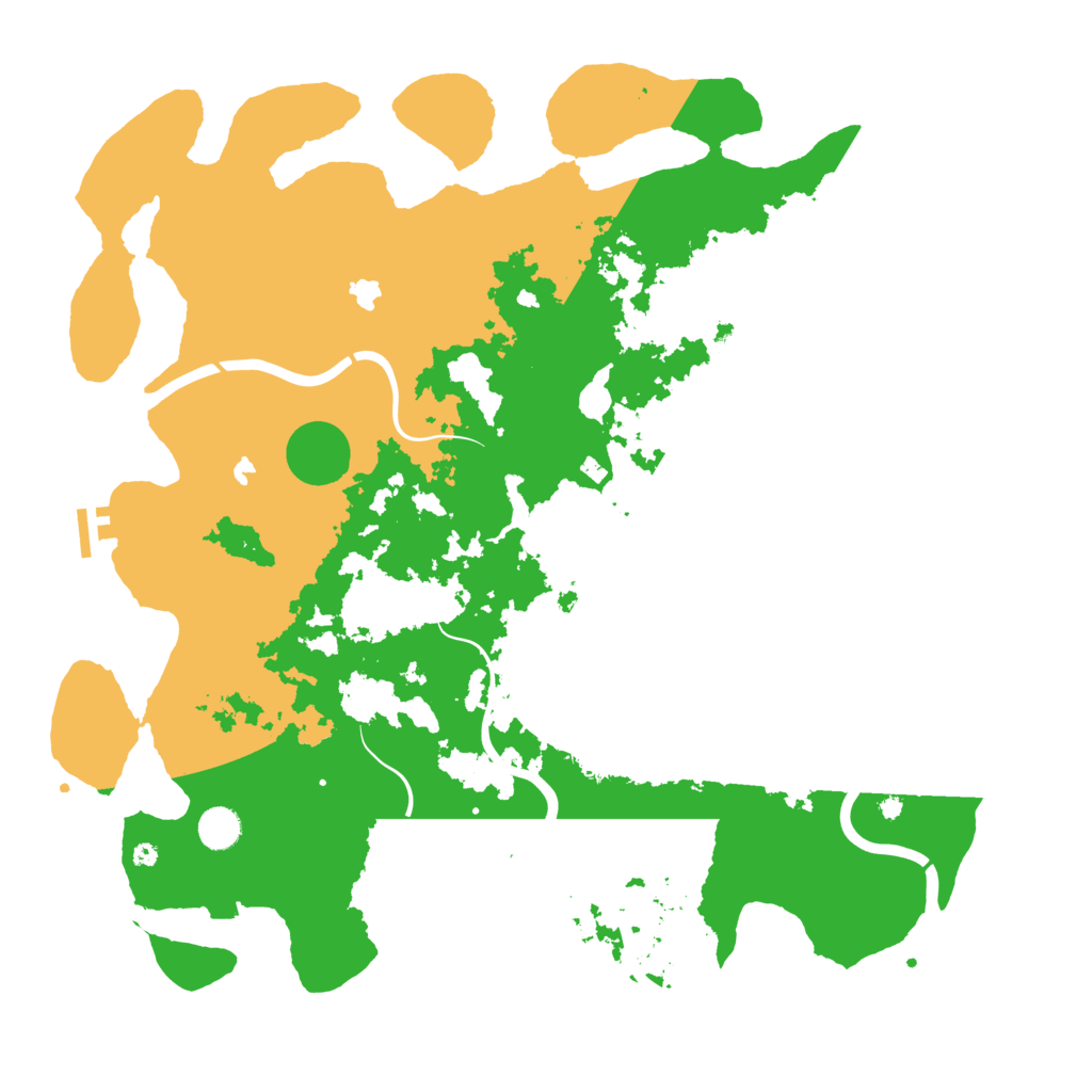 Biome Rust Map: Procedural Map, Size: 4500, Seed: 423932814