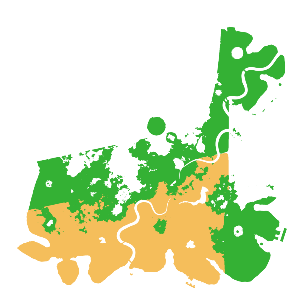 Biome Rust Map: Procedural Map, Size: 4500, Seed: 33234