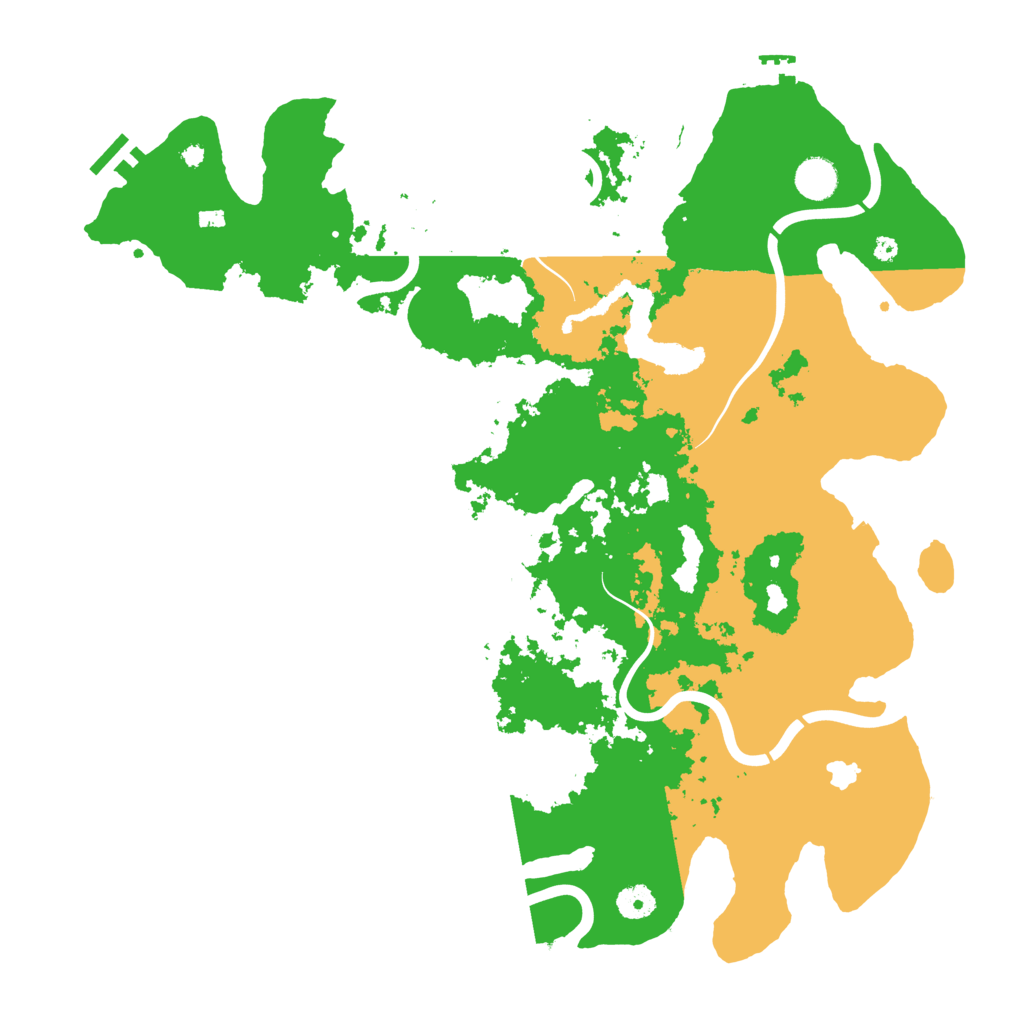 Biome Rust Map: Procedural Map, Size: 4250, Seed: 812740