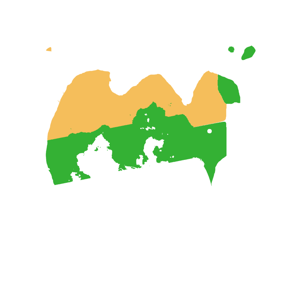 Biome Rust Map: Procedural Map, Size: 2000, Seed: 451602766