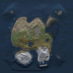 Thumbnail Rust Map: Procedural Map, Size: 2000, Seed: 451602766, 5 Monuments