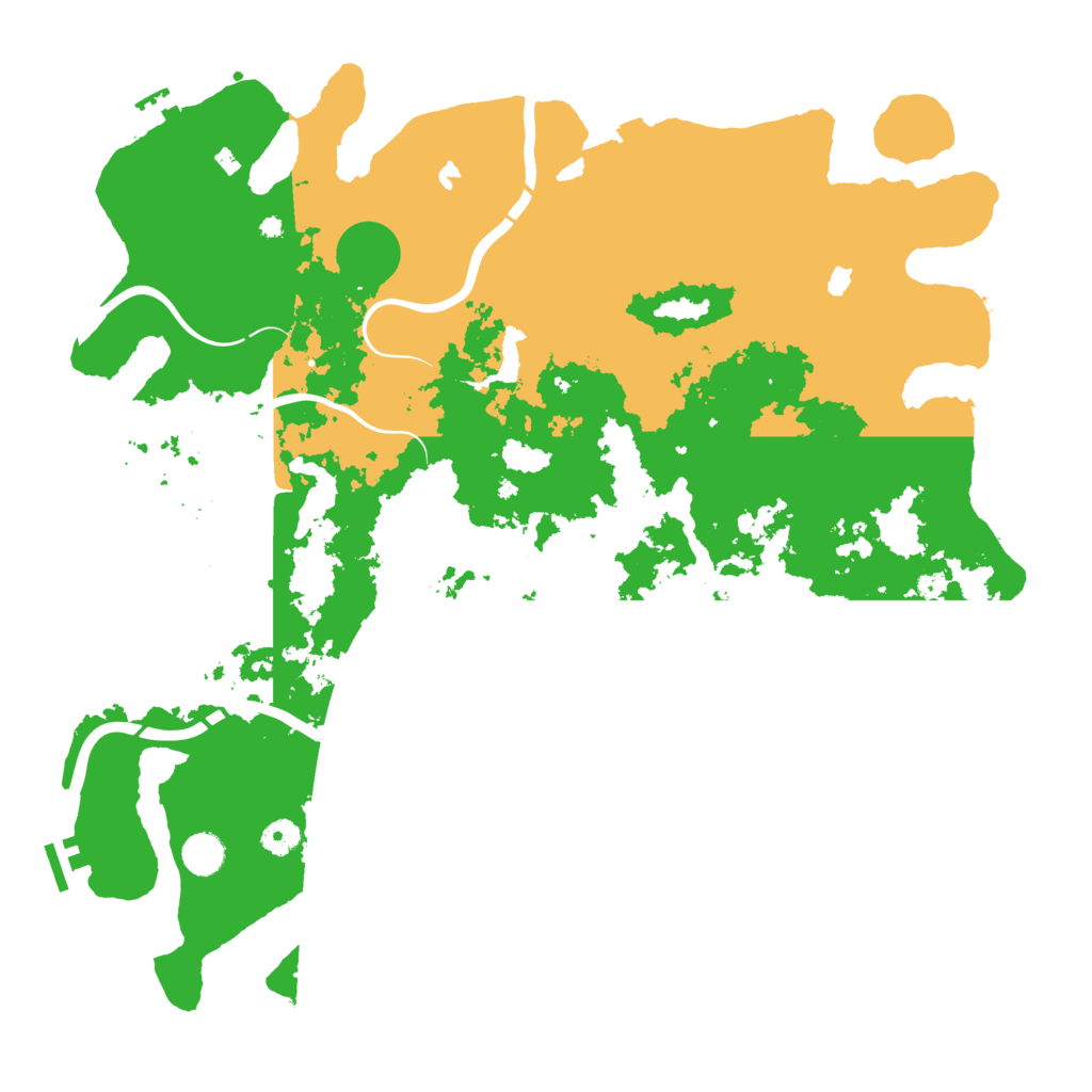 Biome Rust Map: Procedural Map, Size: 4500, Seed: 149435