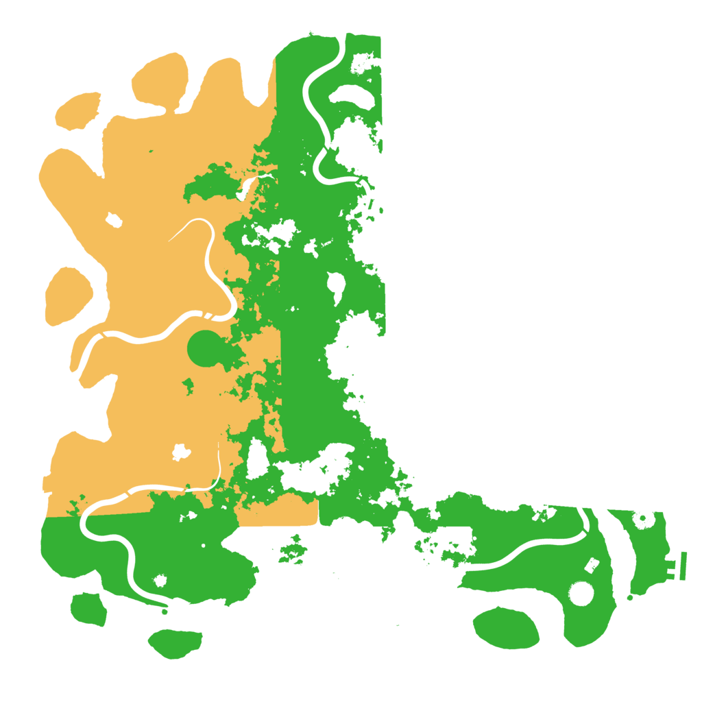 Biome Rust Map: Procedural Map, Size: 5000, Seed: 1634
