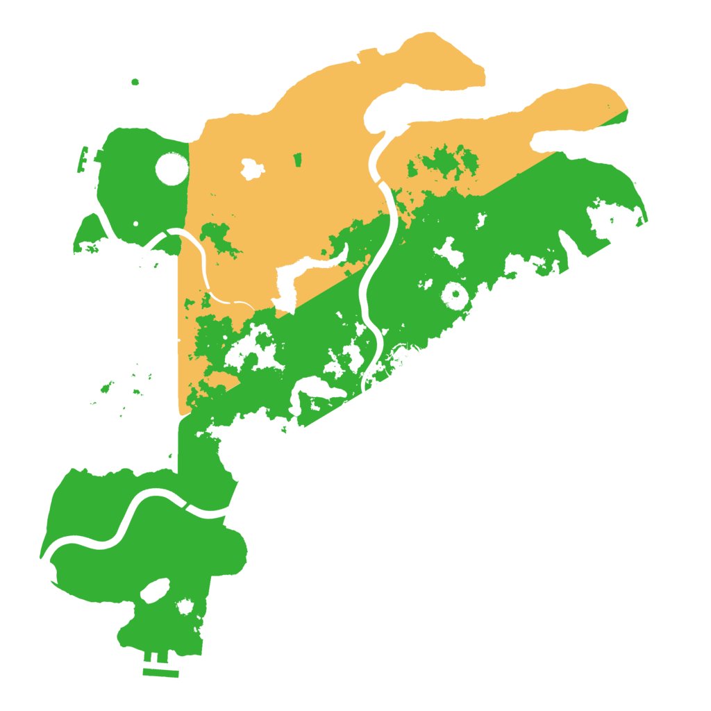 Biome Rust Map: Procedural Map, Size: 4000, Seed: 25172