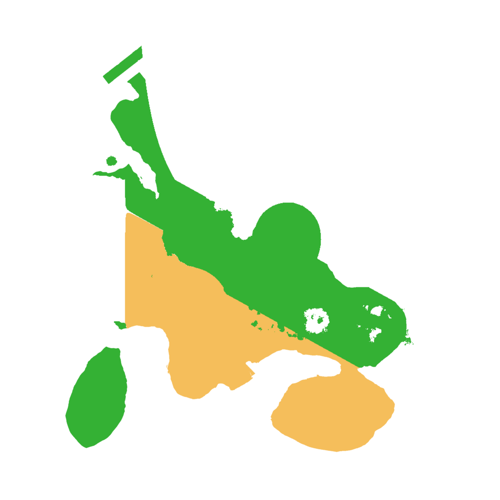 Biome Rust Map: Procedural Map, Size: 2000, Seed: 1227123079