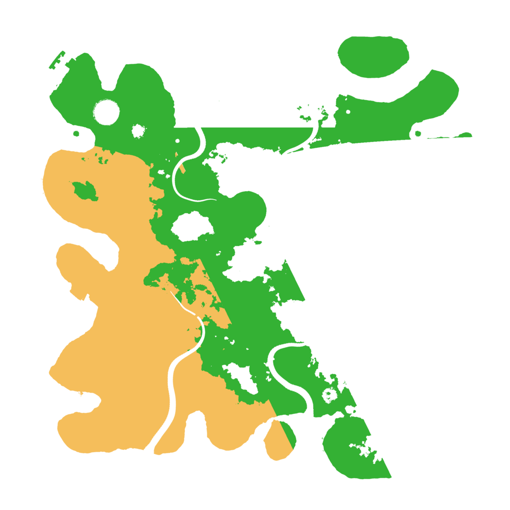 Biome Rust Map: Procedural Map, Size: 3500, Seed: 1626183095