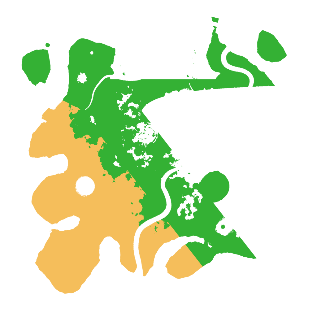 Biome Rust Map: Procedural Map, Size: 2900, Seed: 23042