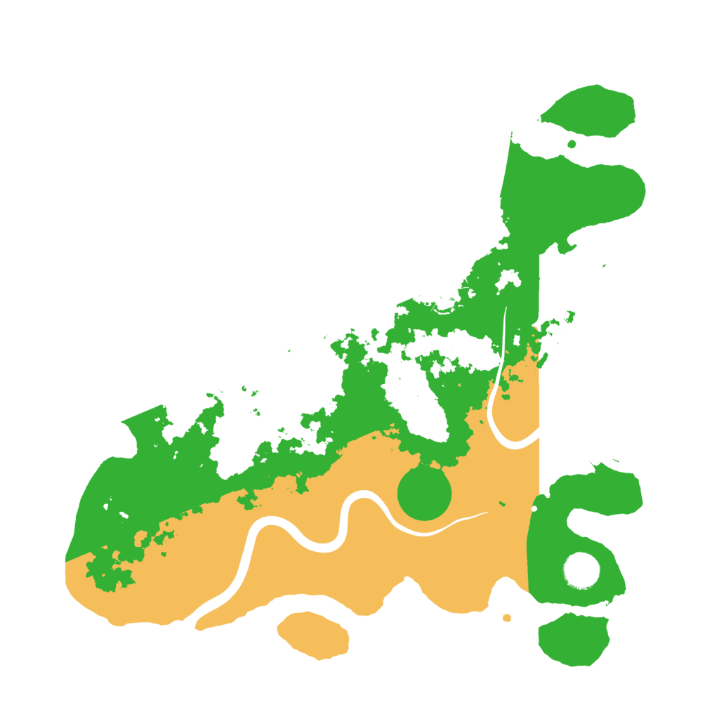 Biome Rust Map: Procedural Map, Size: 3500, Seed: 892834798