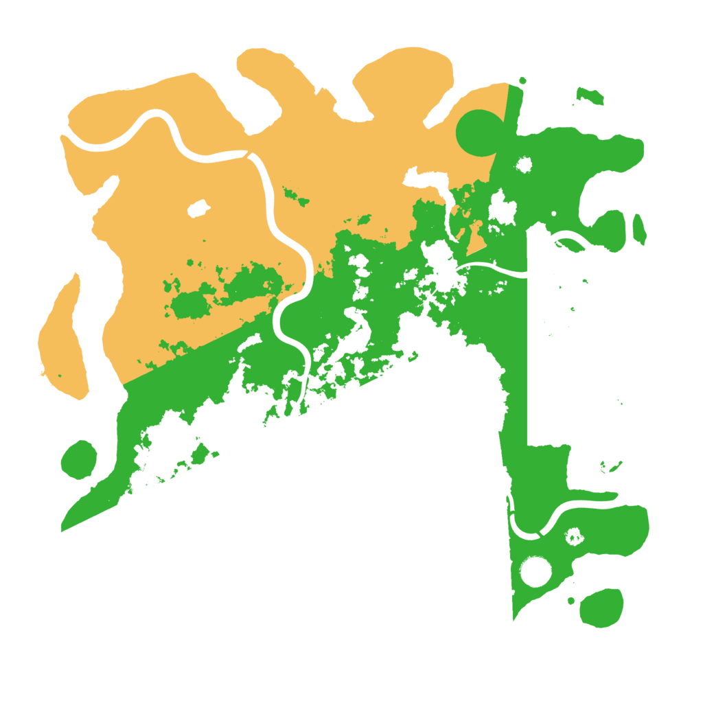 Biome Rust Map: Procedural Map, Size: 4000, Seed: 31253596