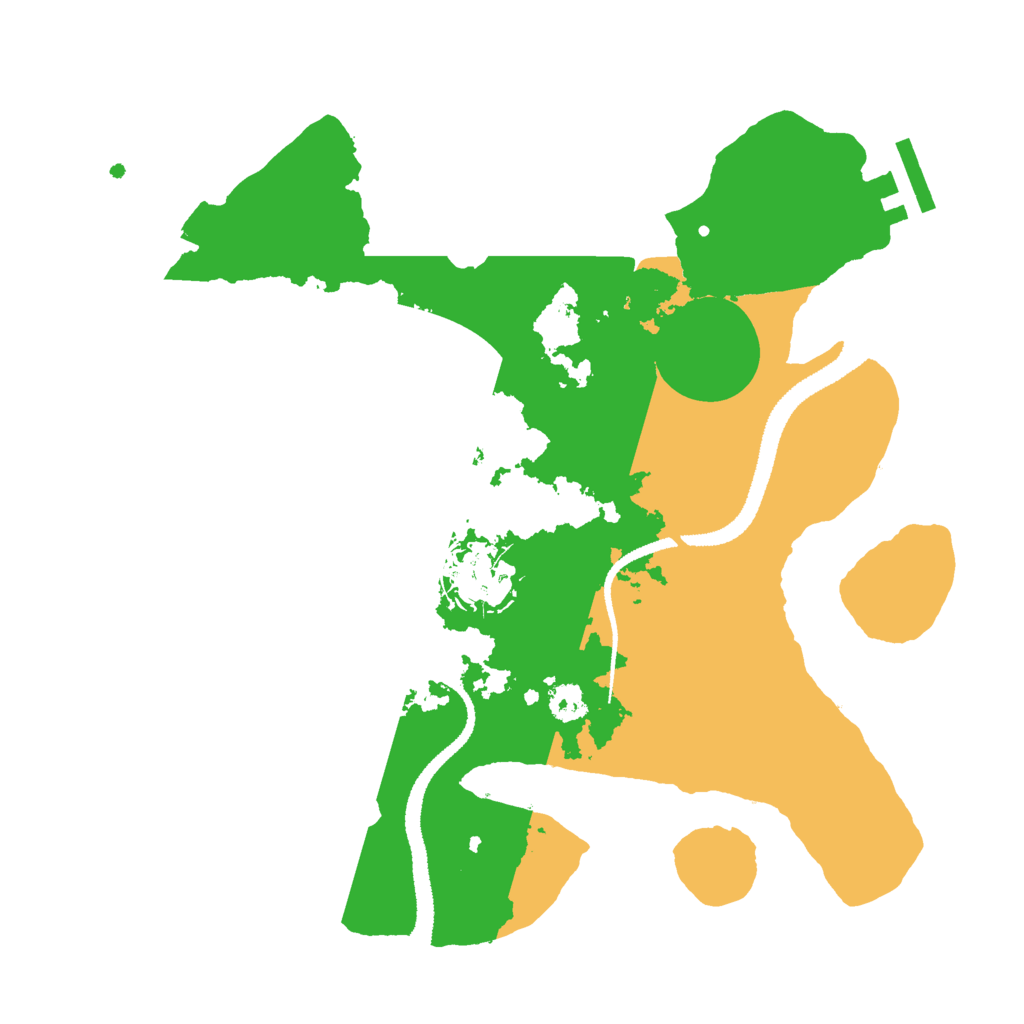 Biome Rust Map: Procedural Map, Size: 2750, Seed: 668900681