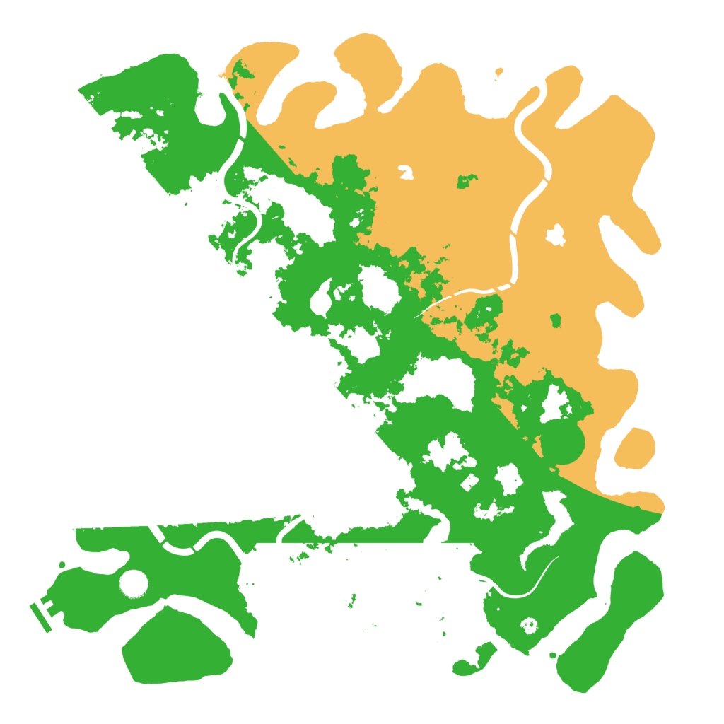 Biome Rust Map: Procedural Map, Size: 4500, Seed: 862638168
