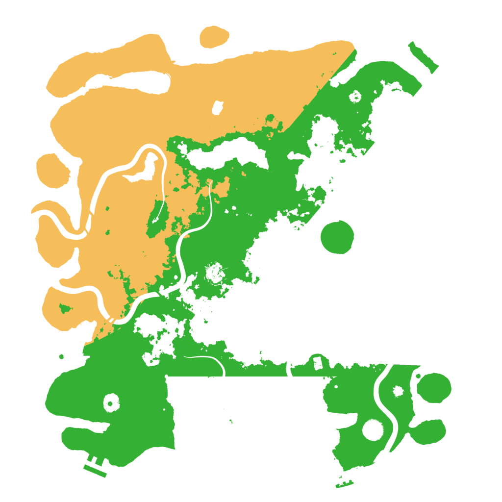 Biome Rust Map: Procedural Map, Size: 4250, Seed: 1280014386