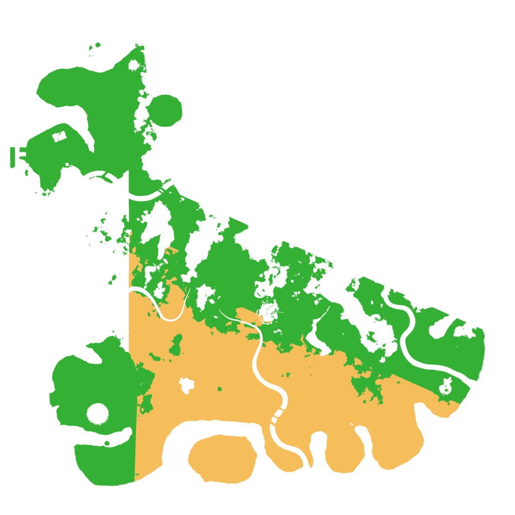 Biome Rust Map: Procedural Map, Size: 4250, Seed: 1392924721
