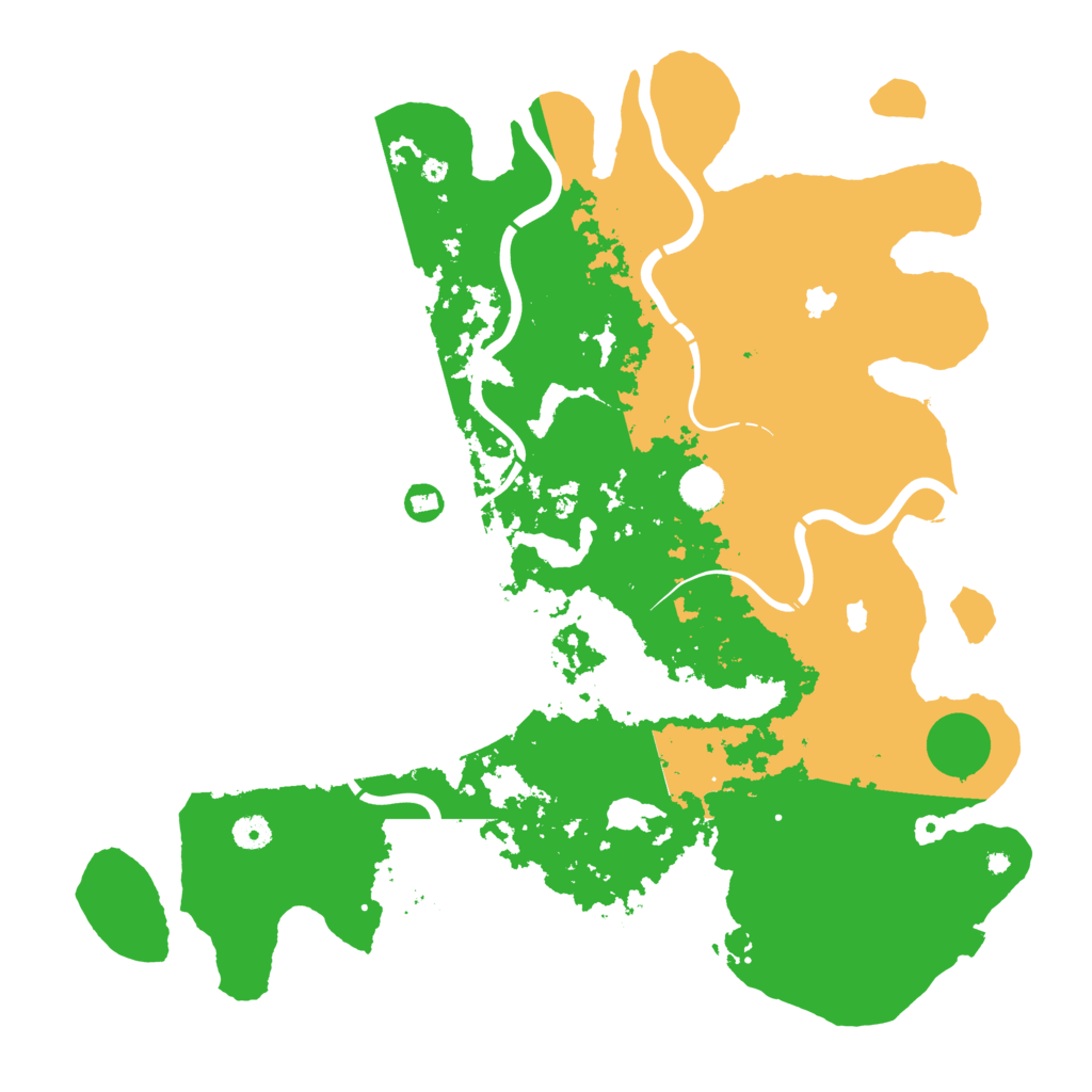 Biome Rust Map: Procedural Map, Size: 4500, Seed: 830634738