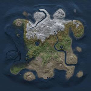 Thumbnail Rust Map: Procedural Map, Size: 2800, Seed: 765058494, 9 Monuments