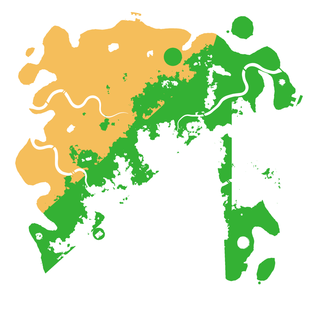 Biome Rust Map: Procedural Map, Size: 4500, Seed: 21536719