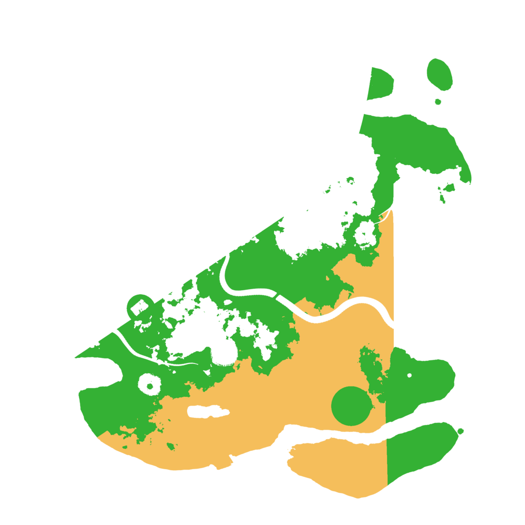 Biome Rust Map: Procedural Map, Size: 3500, Seed: 977766