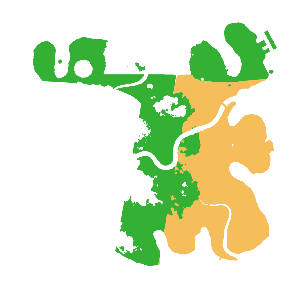 Biome Rust Map: Procedural Map, Size: 3000, Seed: 1824194853