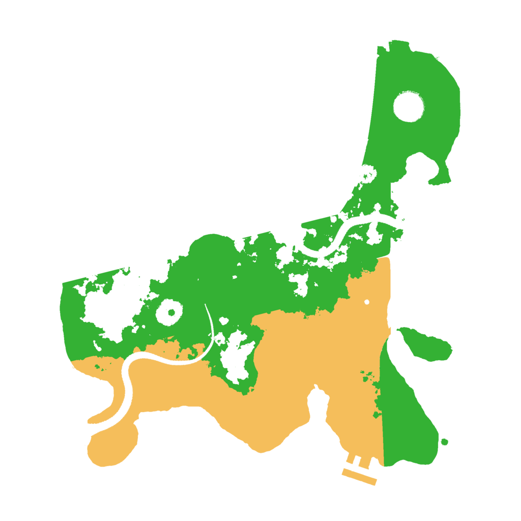 Biome Rust Map: Procedural Map, Size: 3000, Seed: 56418456