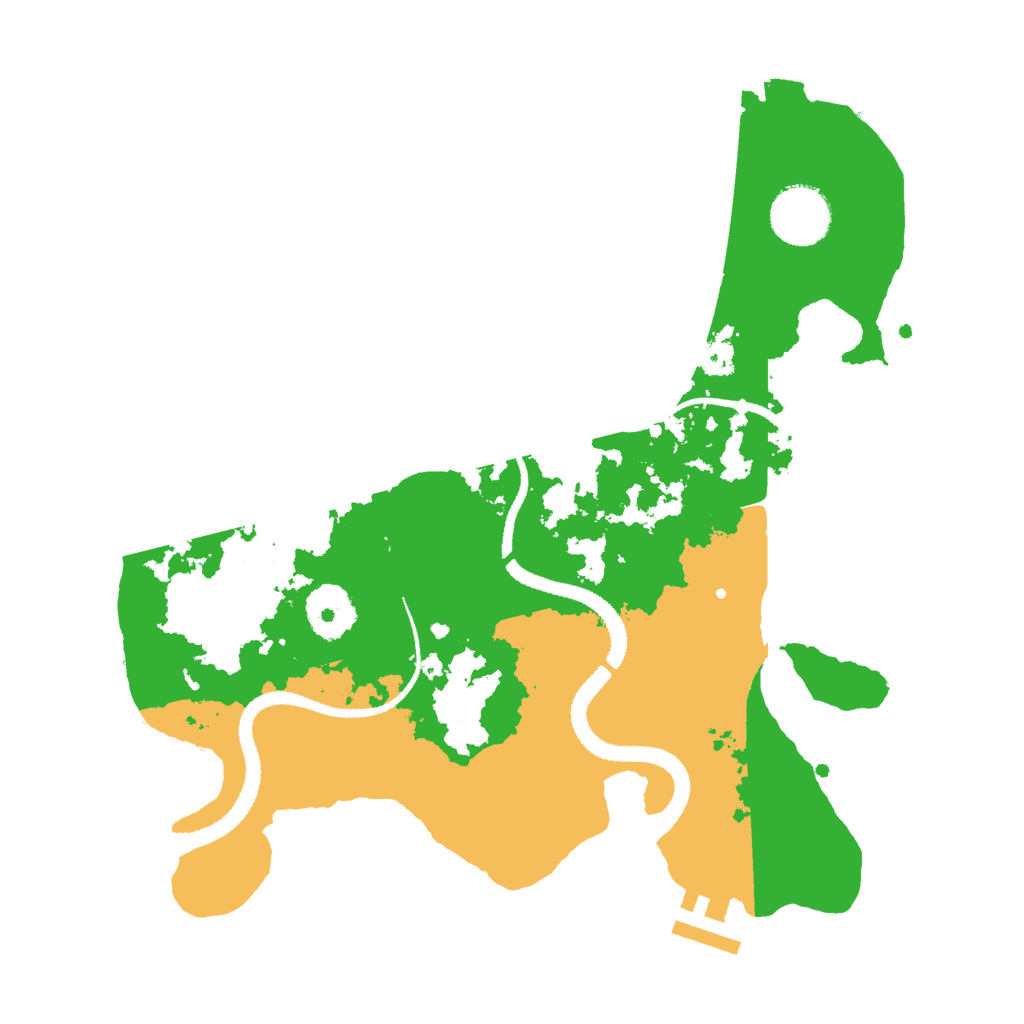 Biome Rust Map: Procedural Map, Size: 3000, Seed: 56418456